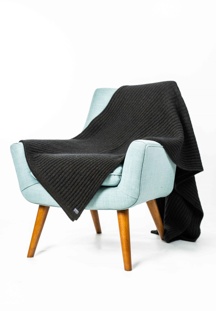 Possum Merino Ribbed Throw KO91