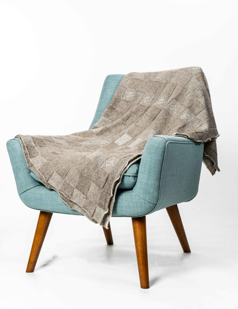 Possum Merino Jacquard Throw KO965