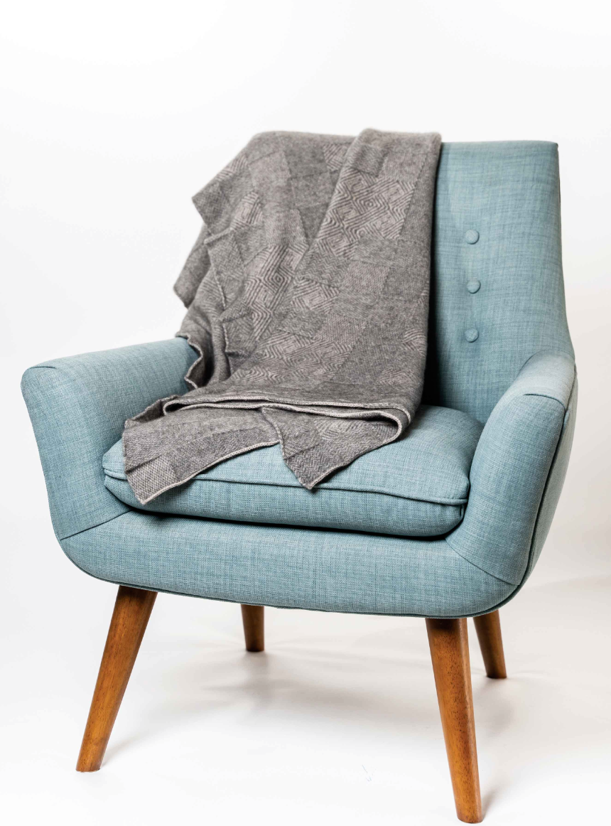 Possum Merino Jacquard Throw KO965