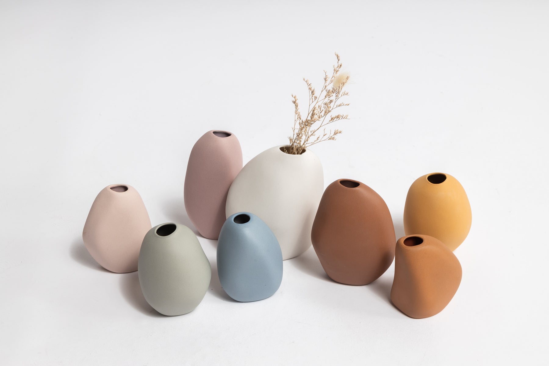 Seed Harmie Ceramic Vase - Mustard